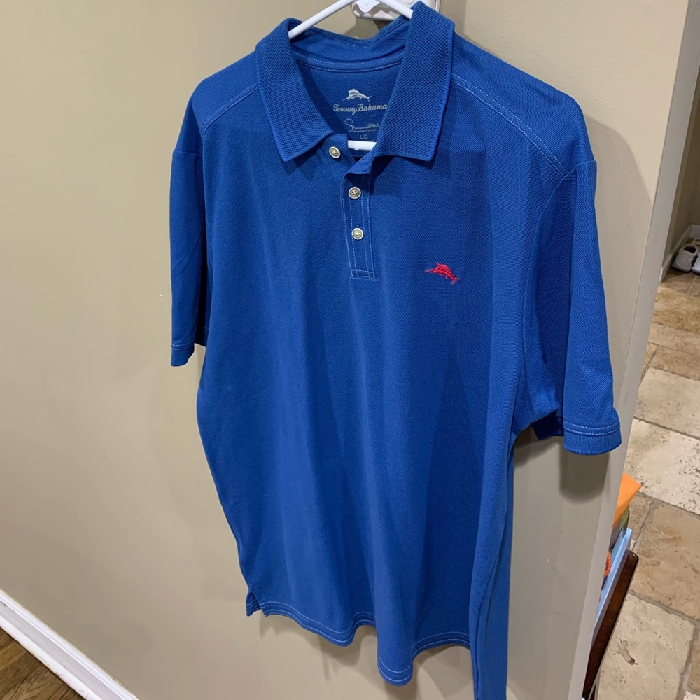 Blue Tommy Bahama Polo